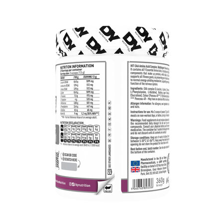 Complex de aminoacizi Hit EAA, Bubble Gum, 360 g, Dy Nutrition 784425