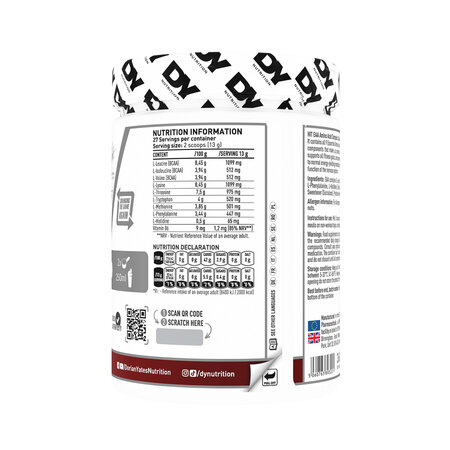 Complex de aminoacizi Hit EAA, Cola, 360 g, Dy Nutrition 784433