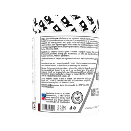 Complex de aminoacizi Hit EAA, Cola, 360 g, Dy Nutrition 784435
