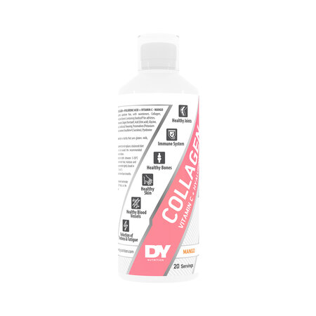 Colagen lichid cu vitamina C si acid hyaluronic, Mango, 500 ml, Dy Nutrition 784475