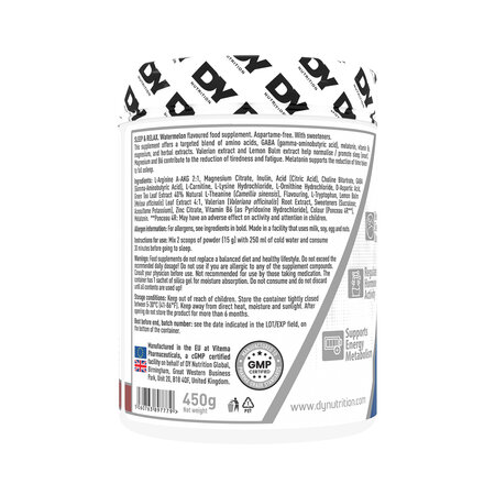 Sleep & Relax, Watermelon, 450 g, Dy Nutrition 784490