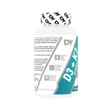 Vitamina D3 si K2, 90 capsule, Dy Nutrition 784519