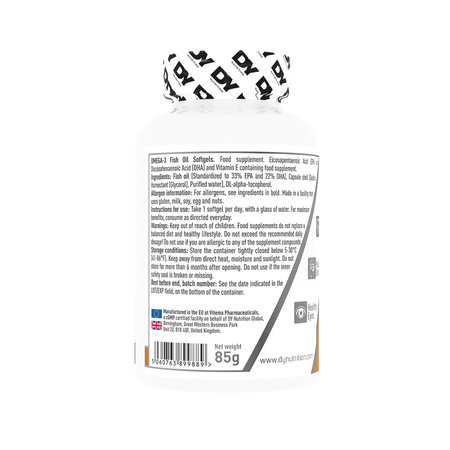 Ulei de peste Omega3, 60 capsule moi, Dy Nutrition 784536