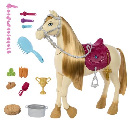Papusa Barbie Mysteries, Calut cu sunete si accesorii, 3 ani+, Mattel 784559