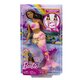 Papusa Barbie, Sirena Floarea Magic, 3 ani+, Mattel 784601