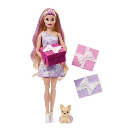 Papusa Barbie, Party Unboxed Reveal Blonda, 3 ani+, Mattel 784614