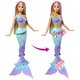 Papusa Barbie, Sirena Floare Magica, 3 ani+, Mattel 784620