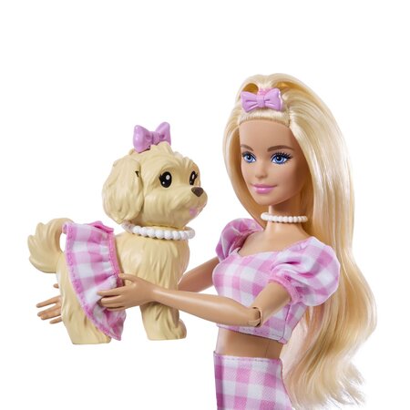 Papusa Barbie, Twinning Looks Set, 3 ani+, Mattel 784645