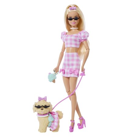 Papusa Barbie, Twinning Looks Set, 3 ani+, Mattel 784643