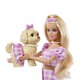 Papusa Barbie, Twinning Looks Set, 3 ani+, Mattel 784645