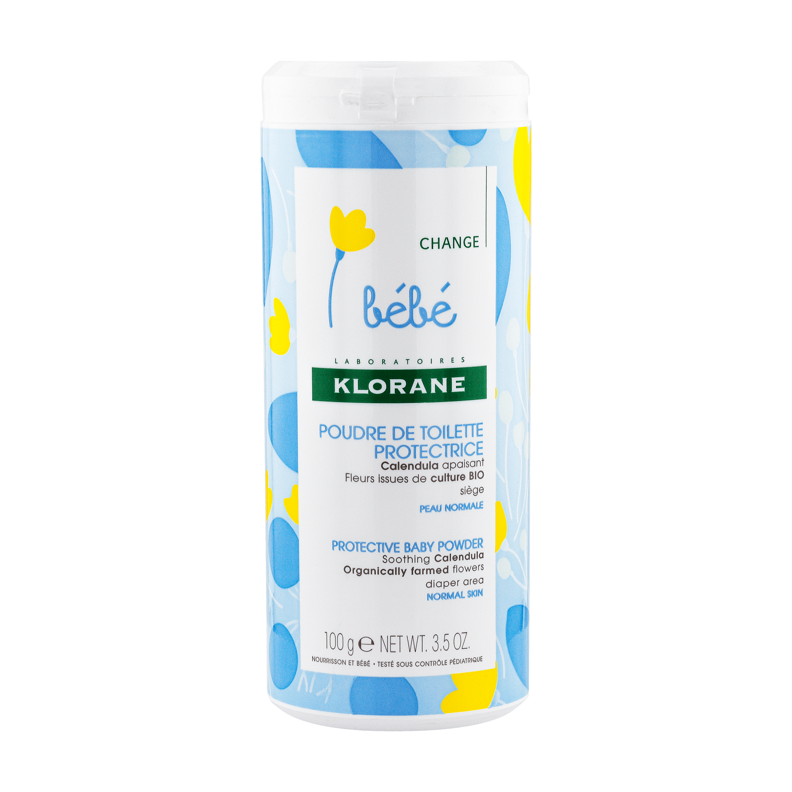 Pudra protectoare, 100 ml, Klorane Bebe