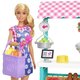 Papusa Barbie You Can Be, Vanzatoare la Market, 3 ani+, Mattel 784678