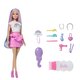 Papusa Barbie cu par stralucitor curcubeu, 3 ani+, Mattel 784682