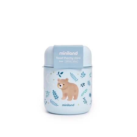Termos pentru hrana solida, 280 ml, Mini Bear, Miniland 784711