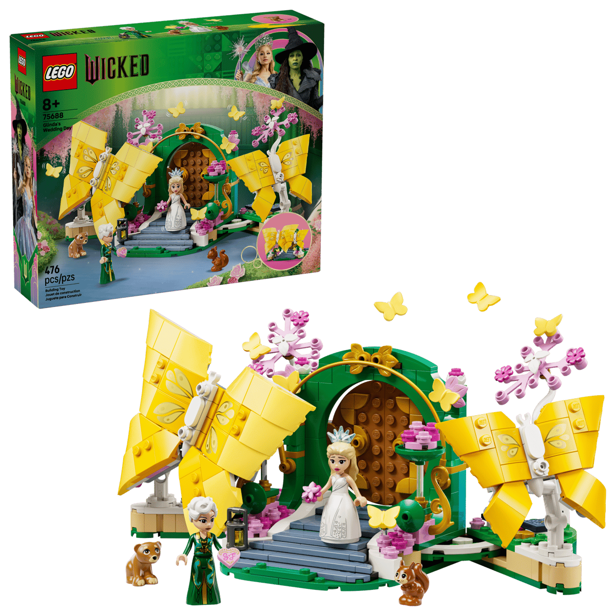Nunta Glindei Wicked, +8 ani, 75688, 476 piese, Lego