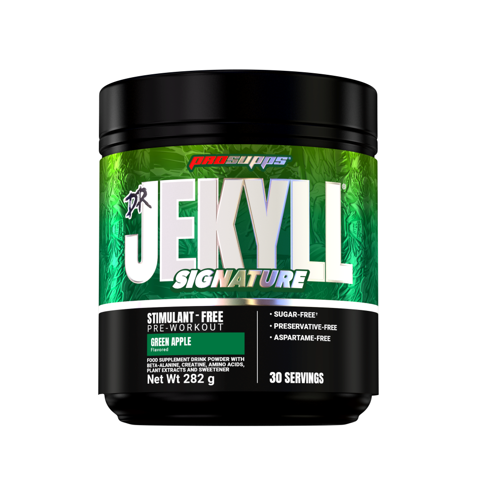 Pre-workout fara cofeina Dr Jekyll Signature, Green Apple, 282 g, Prosupps