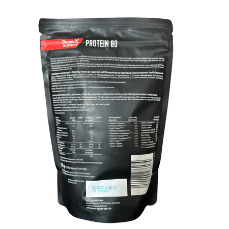 Pudra proteica Protein 80, Vanilla, 360 g, PowerX System 784853