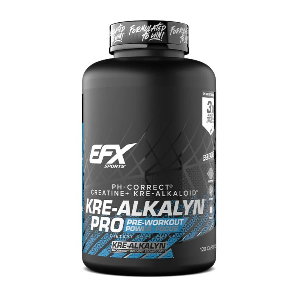 Creatina Kre-Alkalyn Pro, 120 capsule, EFX Sports