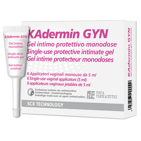 KAdermin GYN gel intim protector, 6 aplicatoare vaginale a cate 5 ml, Mba Pharma