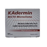 KAdermin Recto Microclisma, 5microclisme x 4g, Mba Pharma