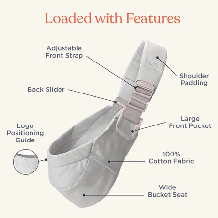 Marsupiu Sling Toddler Ergonomic Upsie, Camel, Ergoaby 784922