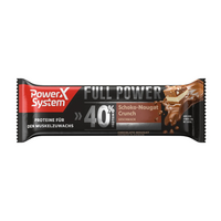 Baton proteic cu glazura de ciocolata cu lapte si vitamine Full Power, Ciocolata - Nuga, 70 g, PowerX System