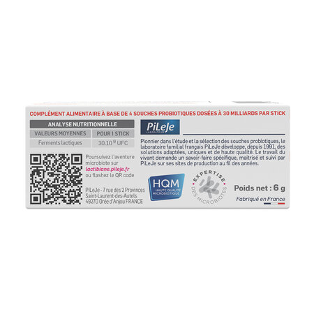 Probiotic Lactibiane Imedia, 30 miliarde UFC, 4 plicuri orodispersabile, Pileje 787867