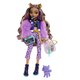 Papusa cu accesorii, Clawdeen Wolf si catelul Crescent, 4 ani+, Monster High 784971