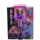 Papusa cu accesorii, Clawdeen Wolf si catelul Crescent, 4 ani+, Monster High 784978