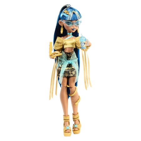 Papusa cu accesorii, Cleo De Nile si Cobra Hissette, 4 ani+, Monster High 785003