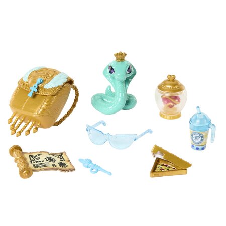 Papusa cu accesorii, Cleo De Nile si Cobra Hissette, 4 ani+, Monster High 785006
