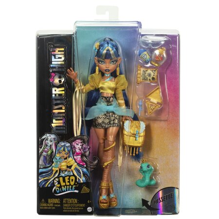 Papusa cu accesorii, Cleo De Nile si Cobra Hissette, 4 ani+, Monster High 785009
