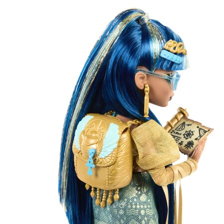 Papusa cu accesorii, Cleo De Nile si Cobra Hissette, 4 ani+, Monster High 785005