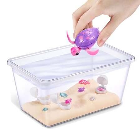 Set de joaca interactiv Mama testoasa si puii sai, 3 ani+, Pets Alive 785086