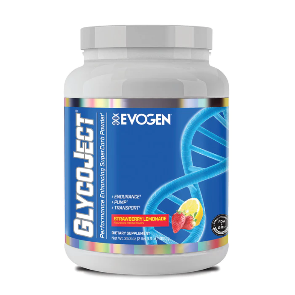 Complex de Carbohidrati GlycoJect, Strawberry Lemonade, 1000 g, Evogen