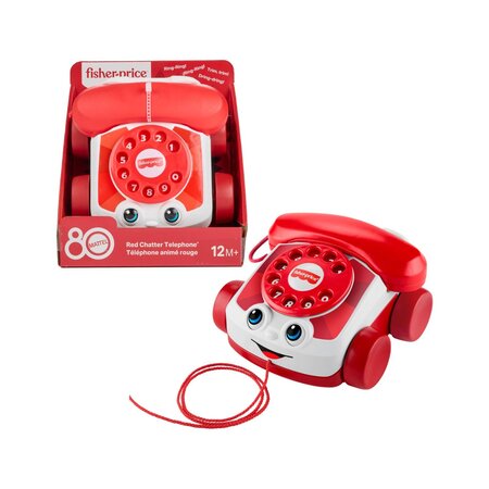 Telefon interactiv, Rosu, 12 luni+, Fisher Price 785172