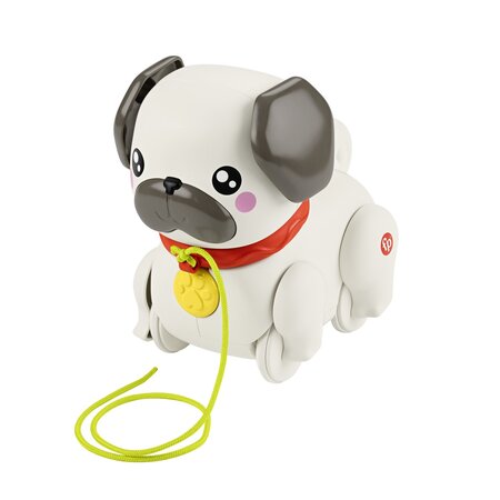Jucarie interactiva de tras, Catel cu miscari si sunete, 12 luni+, Fisher Price 785178