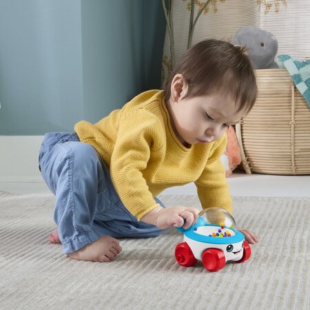Jucarie de impins, Vehicul Popcorn cu bile, 6 luni+, Fisher Price 785185