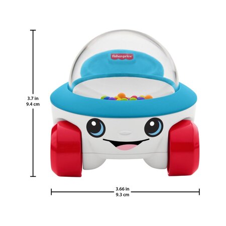 Jucarie de impins, Vehicul Popcorn cu bile, 6 luni+, Fisher Price 785191