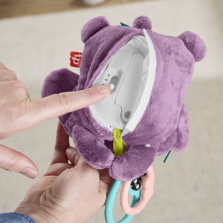 Jucarie de agatat, Mov, Maimutica muzicala, 0 luni+, Fisher Price 785229