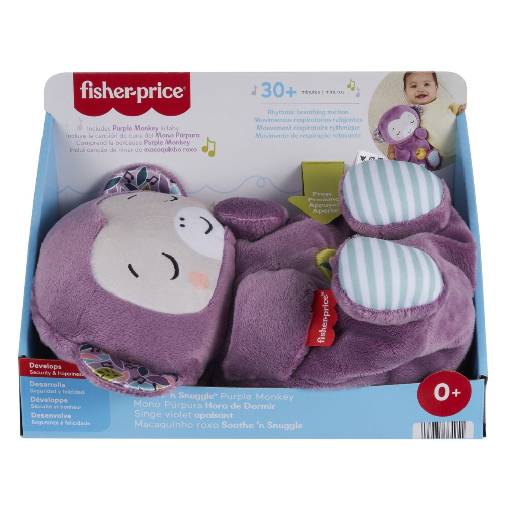 Maimutica interactiva cu rspiratie ritmica pentru bebelusi, 0 luni+, Fisher Price