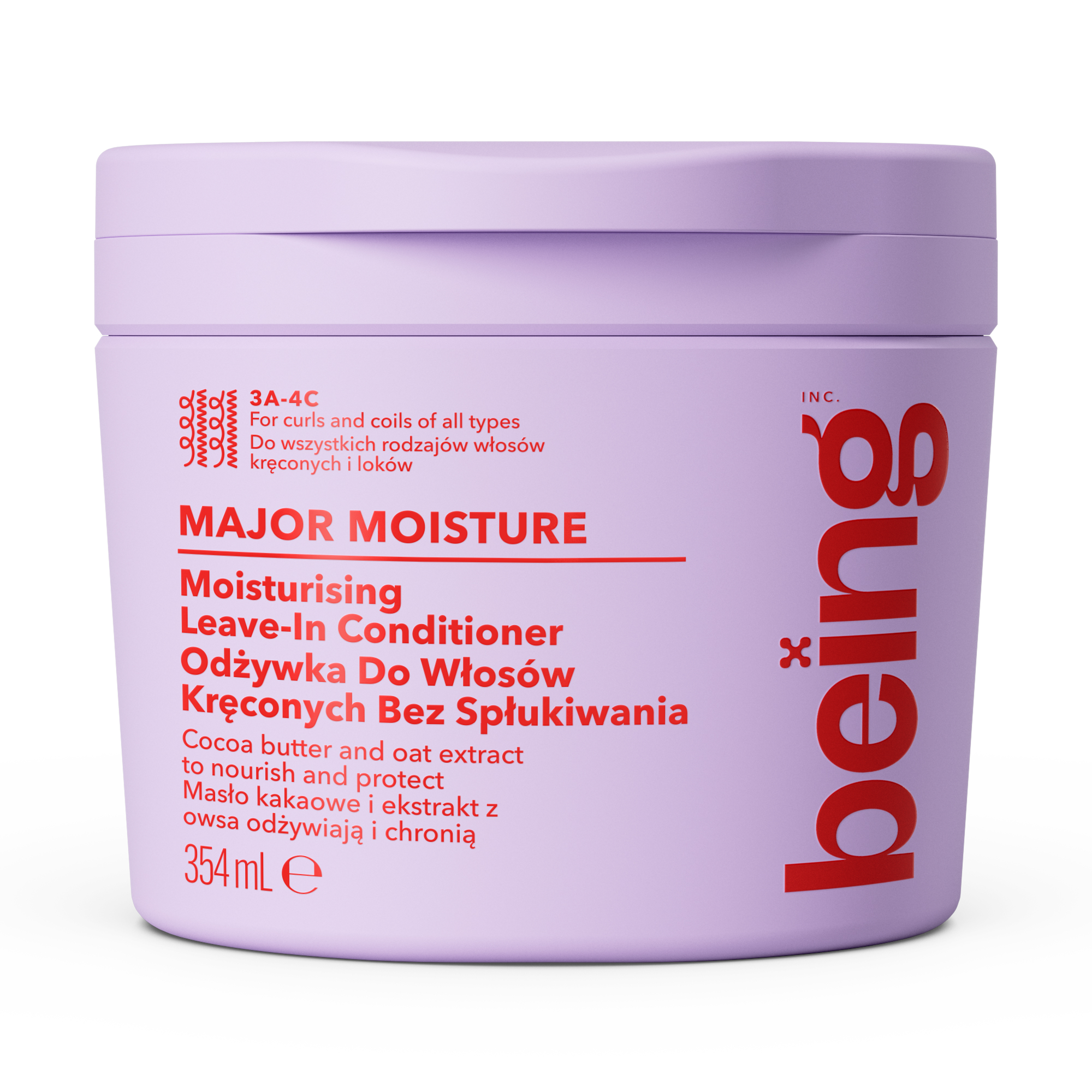 Balsam leave-in pentru bucle si par foarte cret de toate tipurile, 354 ml, Being