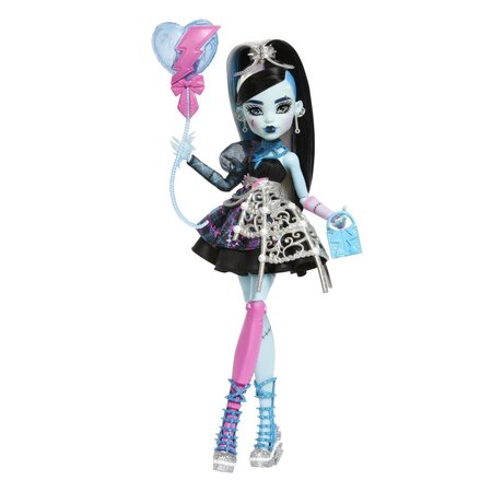 Papusa cu accesorii, Scary Sweet Birthday Frankie Stein, 4 ani+, Monster High 785403