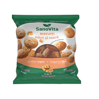 Biscuiti cu naut si nuca, 100 g, Sanovita