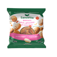 Biscuiti cu naut, ghimbir si coacaze, 100 g, Sanovita