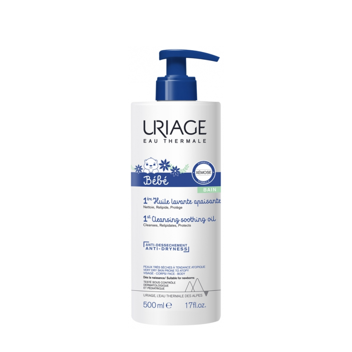 Ulei de curatare calmant 1ere Bebe, 500 ml, Uriage