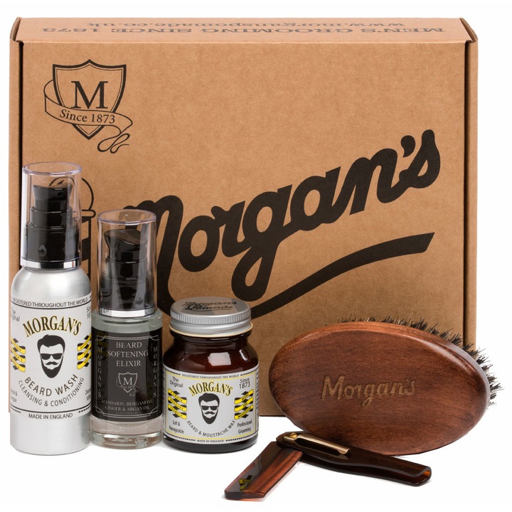 Set pentru ingrijire barba, 5 produse, Morgan's