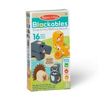 Set de constructie din lemn, Prietenii Padurii, +2 ani, 16 piese, Melissa & Doug