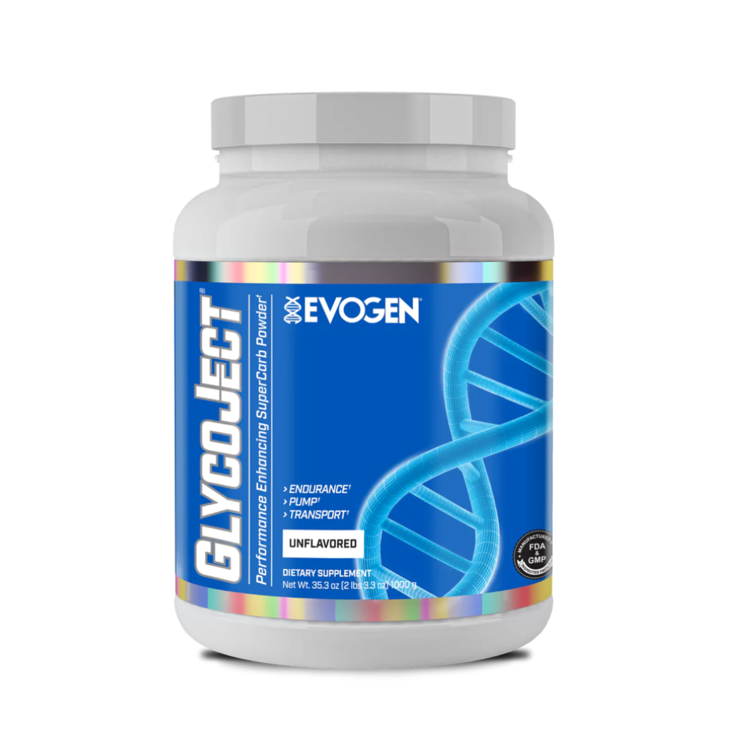 Glycoject, fara aroma, 1000 g, Evogen