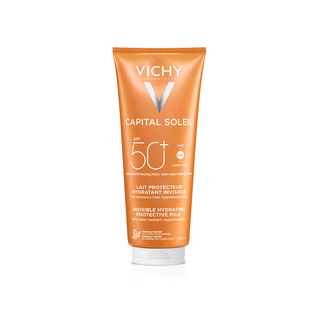 Lapte hidratant cu SPF 50+ Capital Soleil, 300 ml, Vichy